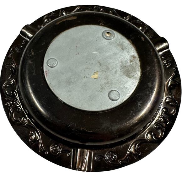 Stockholm Sweden Vintage Metal Ashtray in Good Used Condition - Picture 2 of 5